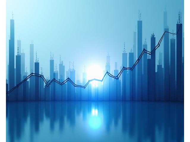 Stylized chart showing investor sentiment towards the banking sector, indicating cautious optimism.