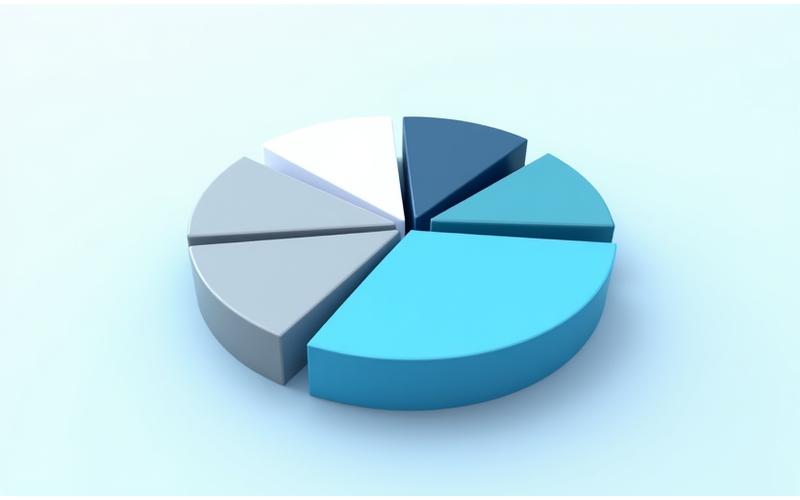 Pie chart illustrating different streams of banking revenue, with a focus on fee income.